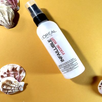 Fija tu maquillaje con el Infallible Fixing Mist de L’oreal