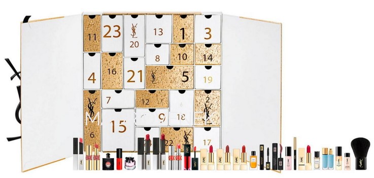 calendario de adviento de belleza 2021 calendario de adviento Kiehls Yves Saint laurent 2021 comprar calendario de adviento maquillaje 2021