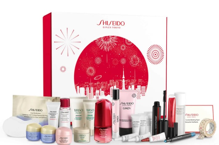 calendario de adviento de belleza 2021 calendario de adviento Shiseido 2021 comprar calendario de adviento maquillaje 2021